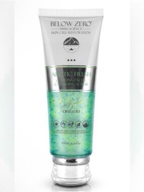 Below Zero Arctic Fresh Cooling Facial Cleansing Scrub ~ Retail $150